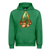 Emerald desert cactus arrowhead Urban Hoodie - Jasminsmagicworld