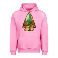 Fuchsia Pink desert cactus arrowhead Urban Hoodie - Jasminsmagicworld