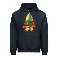 Navy desert cactus arrowhead Urban Hoodie - Jasminsmagicworld