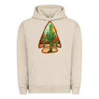 Pigment French Oak desert cactus arrowhead Urban Hoodie - Jasminsmagicworld