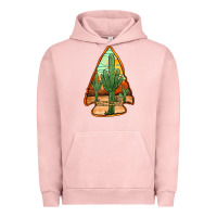 Pigment Salmon desert cactus arrowhead Urban Hoodie - Jasminsmagicworld