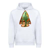 White desert cactus arrowhead Urban Hoodie - Jasminsmagicworld