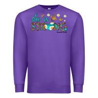 Purple she is strong Premium Sweatshirt - HRA Design Shop