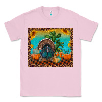 Bubblegum Pink Western Fall Thanksgiving Turkey Classic Tee - RanaPortraitStore