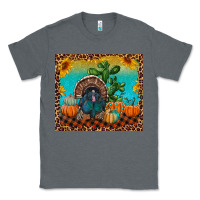 Charcoal Heather Western Fall Thanksgiving Turkey Classic Tee - RanaPortraitStore