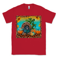 Red Western Fall Thanksgiving Turkey Classic Tee - RanaPortraitStore