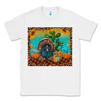 White Western Fall Thanksgiving Turkey Classic Tee - RanaPortraitStore