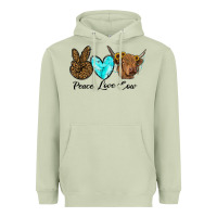 Matcha peace love cow Heavyweight Hoodie - RanaPortraitStore