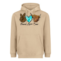 Mushroom peace love cow Heavyweight Hoodie - RanaPortraitStore