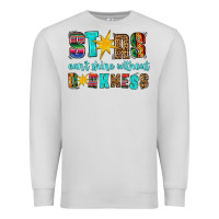 Dove Grey stars cant shine without darkness Premium Sweatshirt - HRA Design Shop