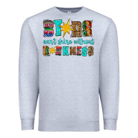 Heather Grey stars cant shine without darkness Premium Sweatshirt - HRA Design Shop