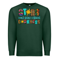 Sports Green stars cant shine without darkness Premium Sweatshirt - HRA Design Shop