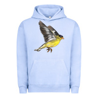 Pigment Grape Ice Flying American Goldfinch Urban Hoodie - LillyAllenDesigns