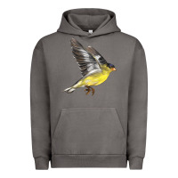 Pigment Tornado Flying American Goldfinch Urban Hoodie - LillyAllenDesigns
