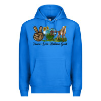 True Royal Peace Love Nubian Goat Premium Hoodie - LillyAllenDesigns