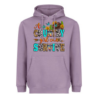 Lavender a country girl can survive Heavyweight Hoodie - Zillion Design Studio