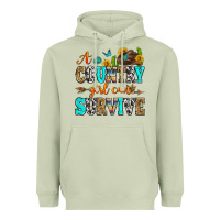 Matcha a country girl can survive Heavyweight Hoodie - Zillion Design Studio