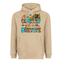 Mushroom a country girl can survive Heavyweight Hoodie - Zillion Design Studio