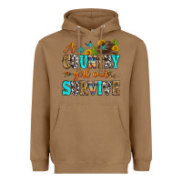 Toasted Coconut a country girl can survive Heavyweight Hoodie - Zillion Design Studio