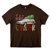 Chocolate Brown Its Beaut Clark Heavy Core Tee - CowhideDigitalArt