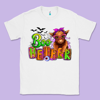 Boo Heifer Baby Cow Classic Tee Designed By Ranaportraitstore