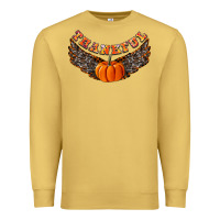 Antique Gold Thankful Premium Sweatshirt - CowhideDigitalArt
