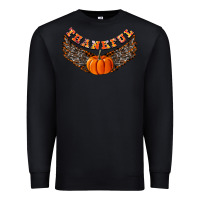 Black Thankful Premium Sweatshirt - CowhideDigitalArt