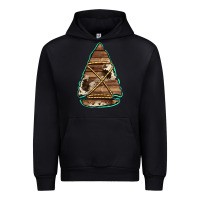 Black cowhide wooden arrowhead Urban Hoodie - Jasminsmagicworld