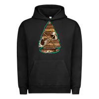 Pigment Black cowhide wooden arrowhead Urban Hoodie - Jasminsmagicworld