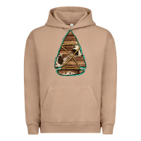 Pigment Burro cowhide wooden arrowhead Urban Hoodie - Jasminsmagicworld