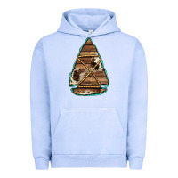 Pigment Grape Ice cowhide wooden arrowhead Urban Hoodie - Jasminsmagicworld