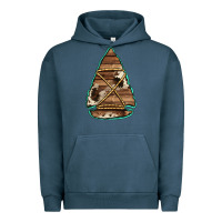 Pigment Midnight Navy cowhide wooden arrowhead Urban Hoodie - Jasminsmagicworld