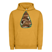 Pigment Peanut Butter cowhide wooden arrowhead Urban Hoodie - Jasminsmagicworld
