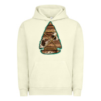 Pigment Pistachio cowhide wooden arrowhead Urban Hoodie - Jasminsmagicworld