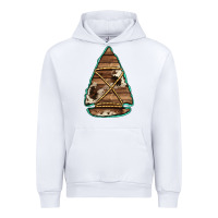 White cowhide wooden arrowhead Urban Hoodie - Jasminsmagicworld