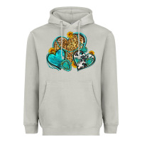 Moon Dust western turquoise hearts Heavyweight Hoodie - Zillion Design Studio