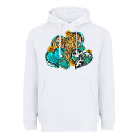 White western turquoise hearts Heavyweight Hoodie - Zillion Design Studio