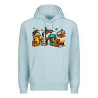 Blue Mist rodeo coffee Premium Hoodie - Jasminsmagicworld