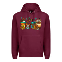 Burgundy rodeo coffee Premium Hoodie - Jasminsmagicworld