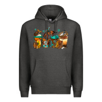 Charcoal Heather rodeo coffee Premium Hoodie - Jasminsmagicworld