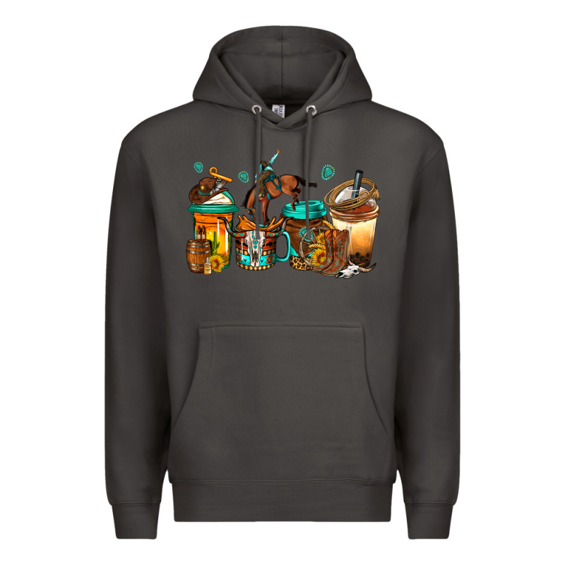 Rodeo Coffee Premium Hoodie by Jasminsmagicworld | Teevron