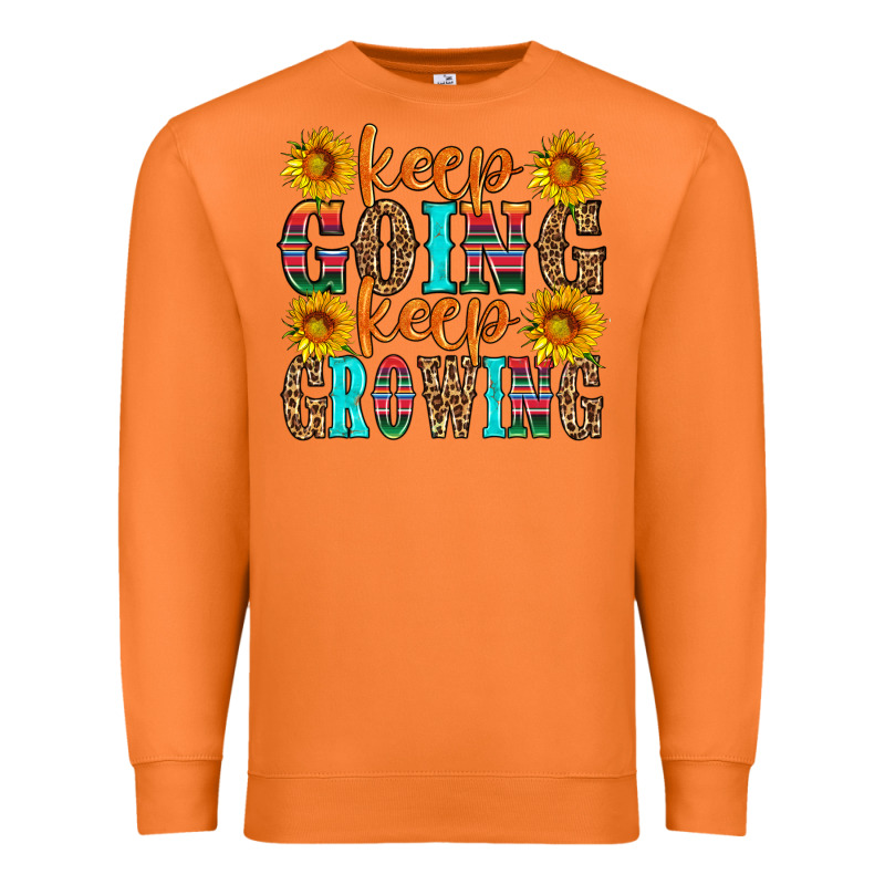 Keep Going Keep Growing Premium Sweatshirt by HRA Design Shop | Teevron