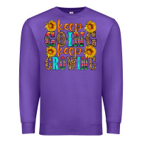 Purple keep going keep growing Premium Sweatshirt - HRA Design Shop