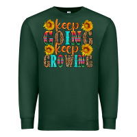 Sports Green keep going keep growing Premium Sweatshirt - HRA Design Shop