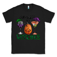 Black Drink Up Witches Halloween Classic Tee - RanaPortraitStore