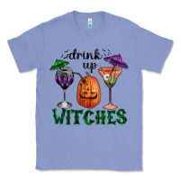 Colony Blue Drink Up Witches Halloween Classic Tee - RanaPortraitStore