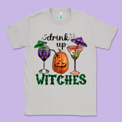 Drink Up Witches Halloween Classic Tee Designed By Ranaportraitstore