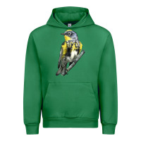 Emerald yellow rumped warbler Urban Hoodie - LillyAllenDesigns