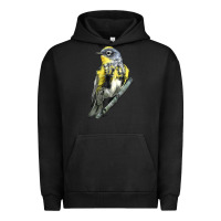 Pigment Black yellow rumped warbler Urban Hoodie - LillyAllenDesigns