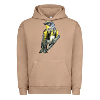 Pigment Burro yellow rumped warbler Urban Hoodie - LillyAllenDesigns